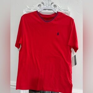 Polo Ralph Lauren classic fit short-sleeve cotton jersey v-neck t-shir